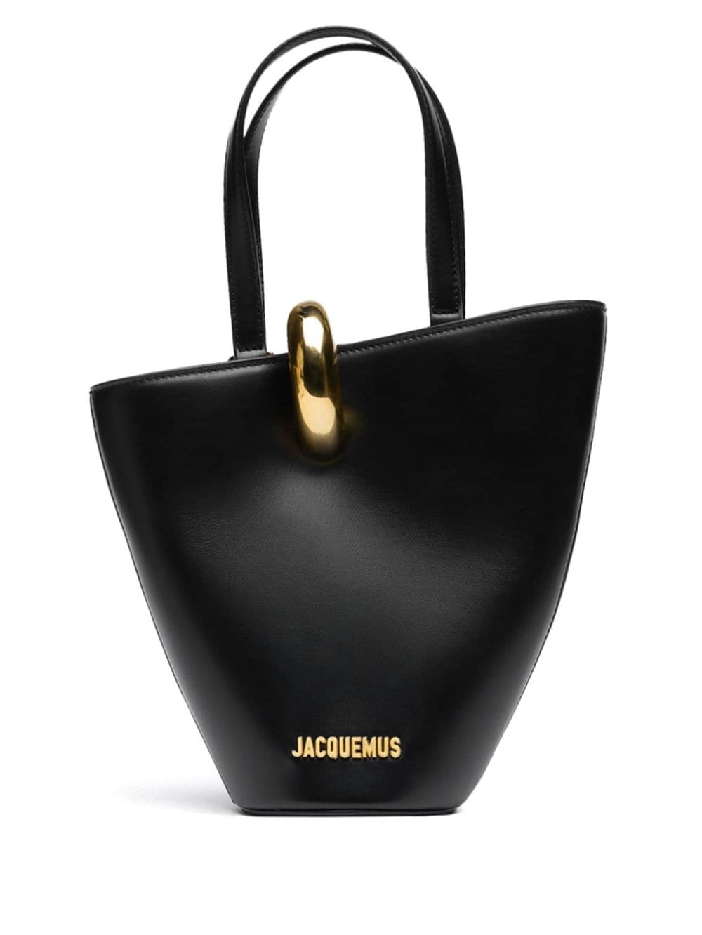 JACQUEMUS Le Chiquito Black Calfskin Leather Bag image 0