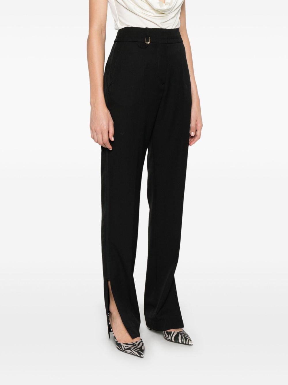 JACQUEMUS Black Virgin Wool Trousers image 1