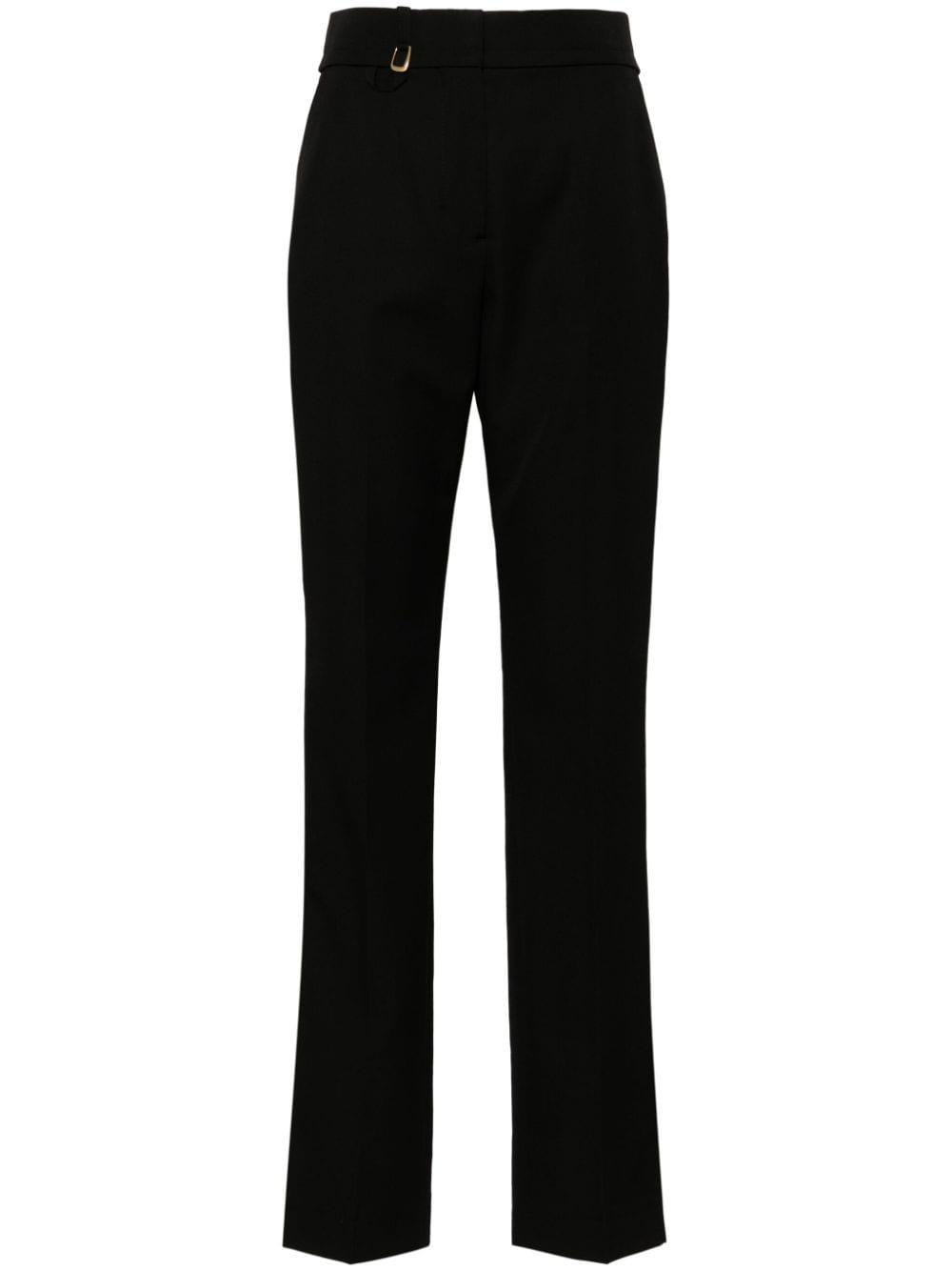 JACQUEMUS Black Virgin Wool Trousers image 0