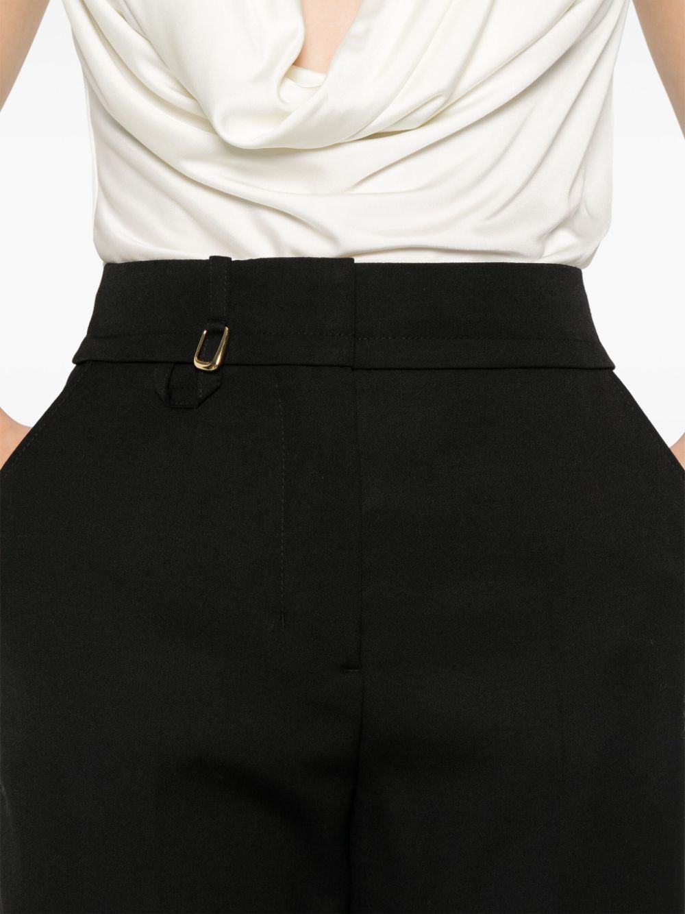 JACQUEMUS Black Virgin Wool Trousers image 4