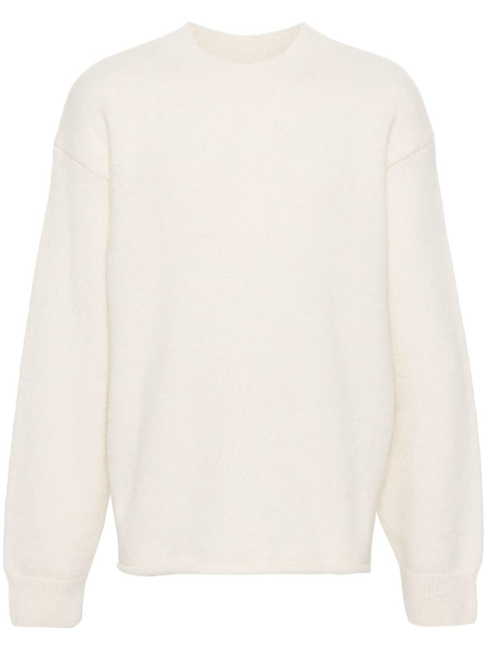 JACQUEMUS Beige Alpaca Wool Blend Fisherman's Knit Sweater image 0