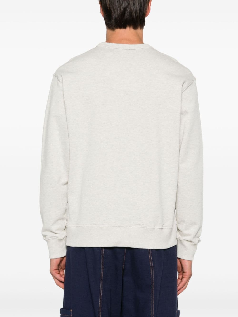 Kenzo Embroidered Logo Crewneck Sweater - Grey image 1