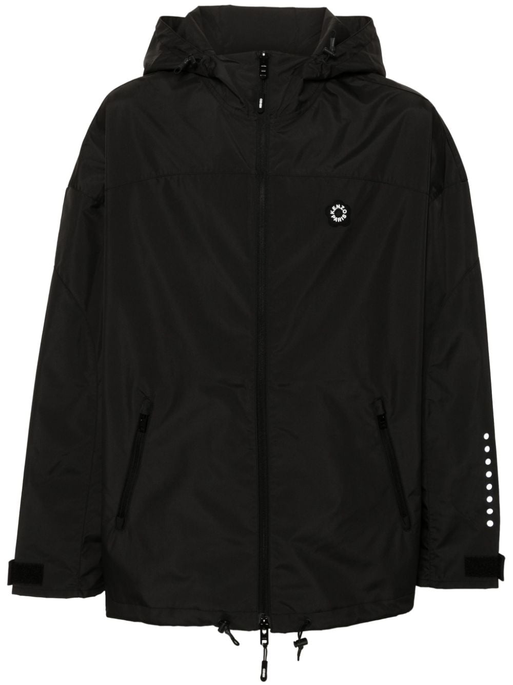 Kenzo Black Drawstring Hoodie image 0