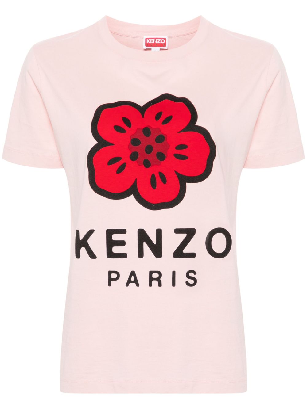 Kenzo Boke Flower Print Crew Neck T-Shirt - Pink image 0