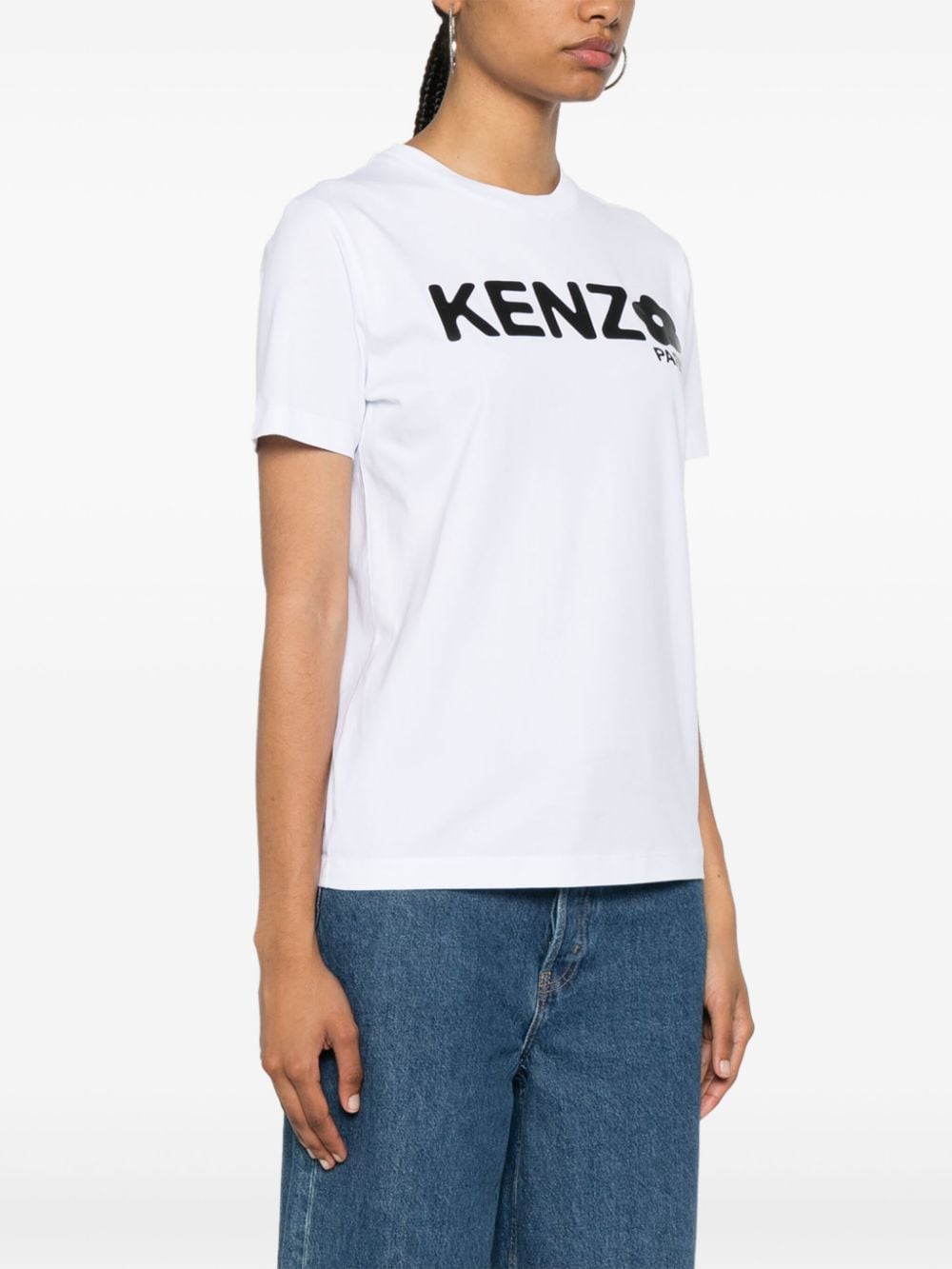 Kenzo Logo Print White T-Shirt image 1