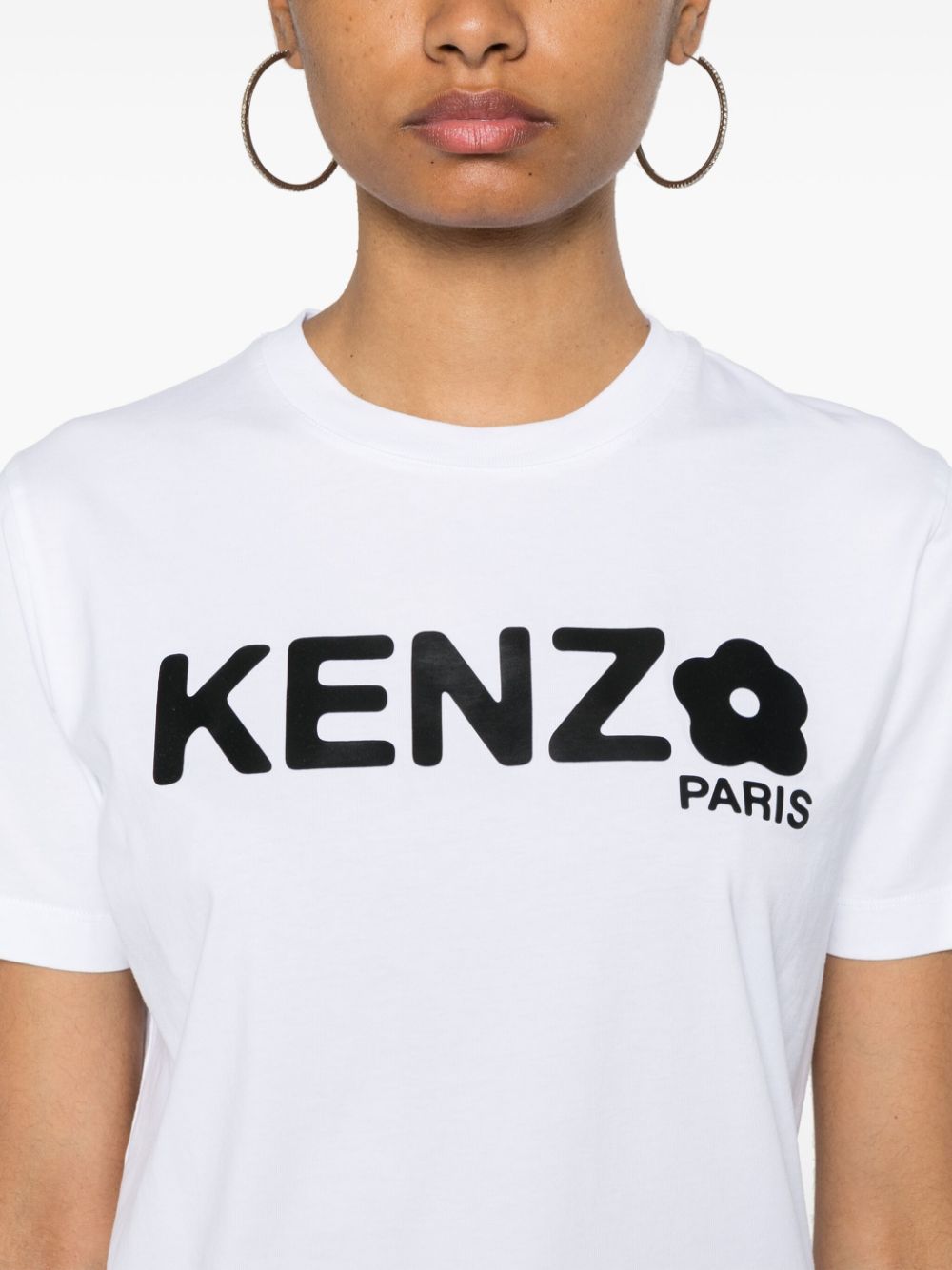 Kenzo Logo Print White T-Shirt image 2