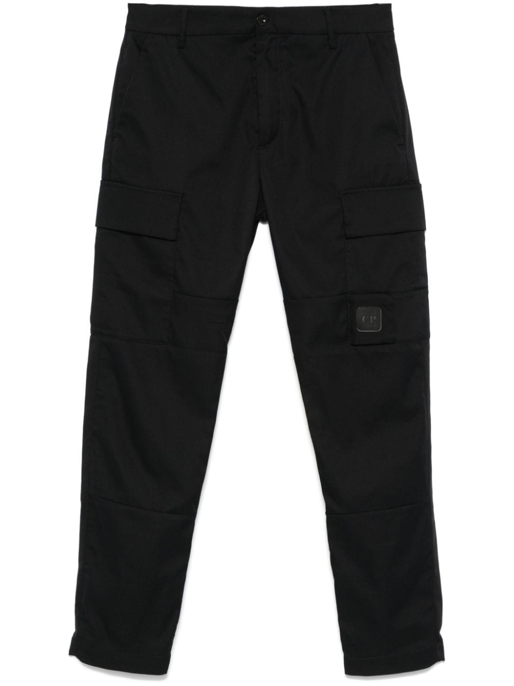 C.P. Company Metropolis Textured Cargo Trousers - Black image 0