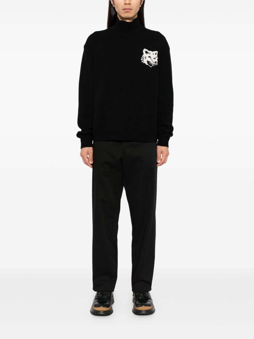 MAISON KITSUNE' Sweaters Black image 2