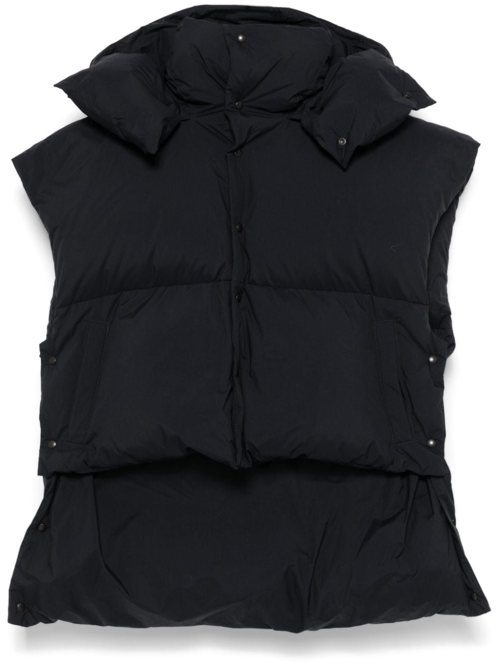 Alaia Black Sleeveless Quilted Jacket image 0