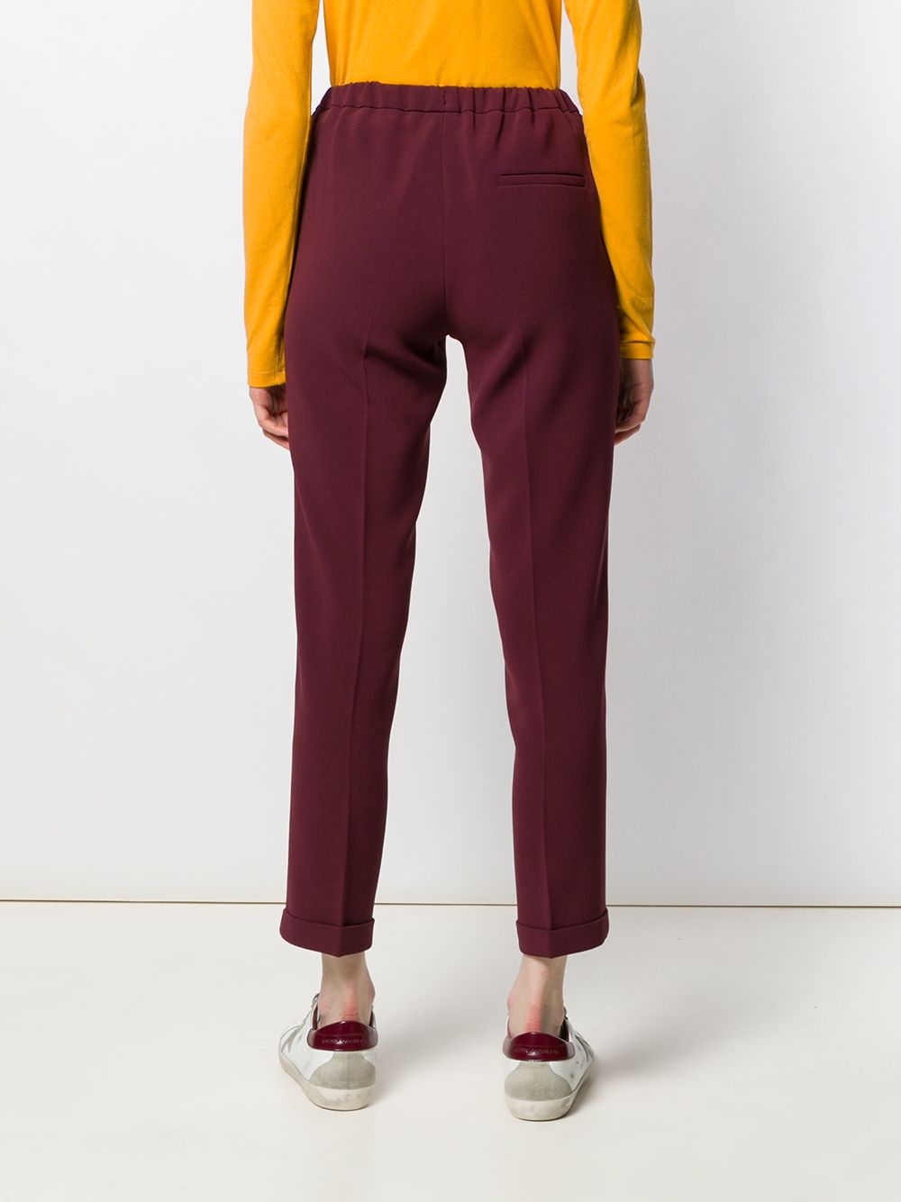 Alberto Biani Trousers Bordeaux image 3