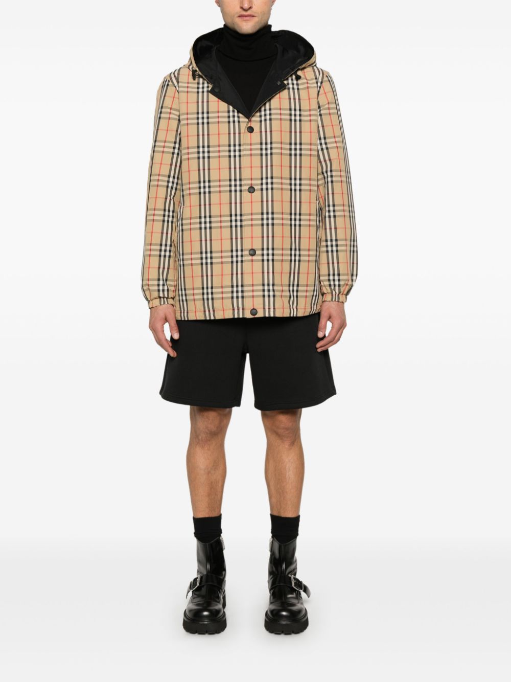 Burberry Beige Vintage Check Reversible Jacket image 3