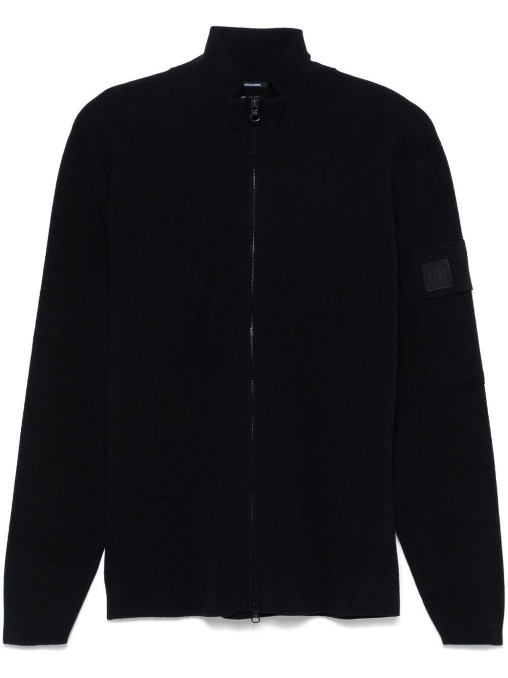 C.P. Company Metropolis Black Wool Cardigan image 0