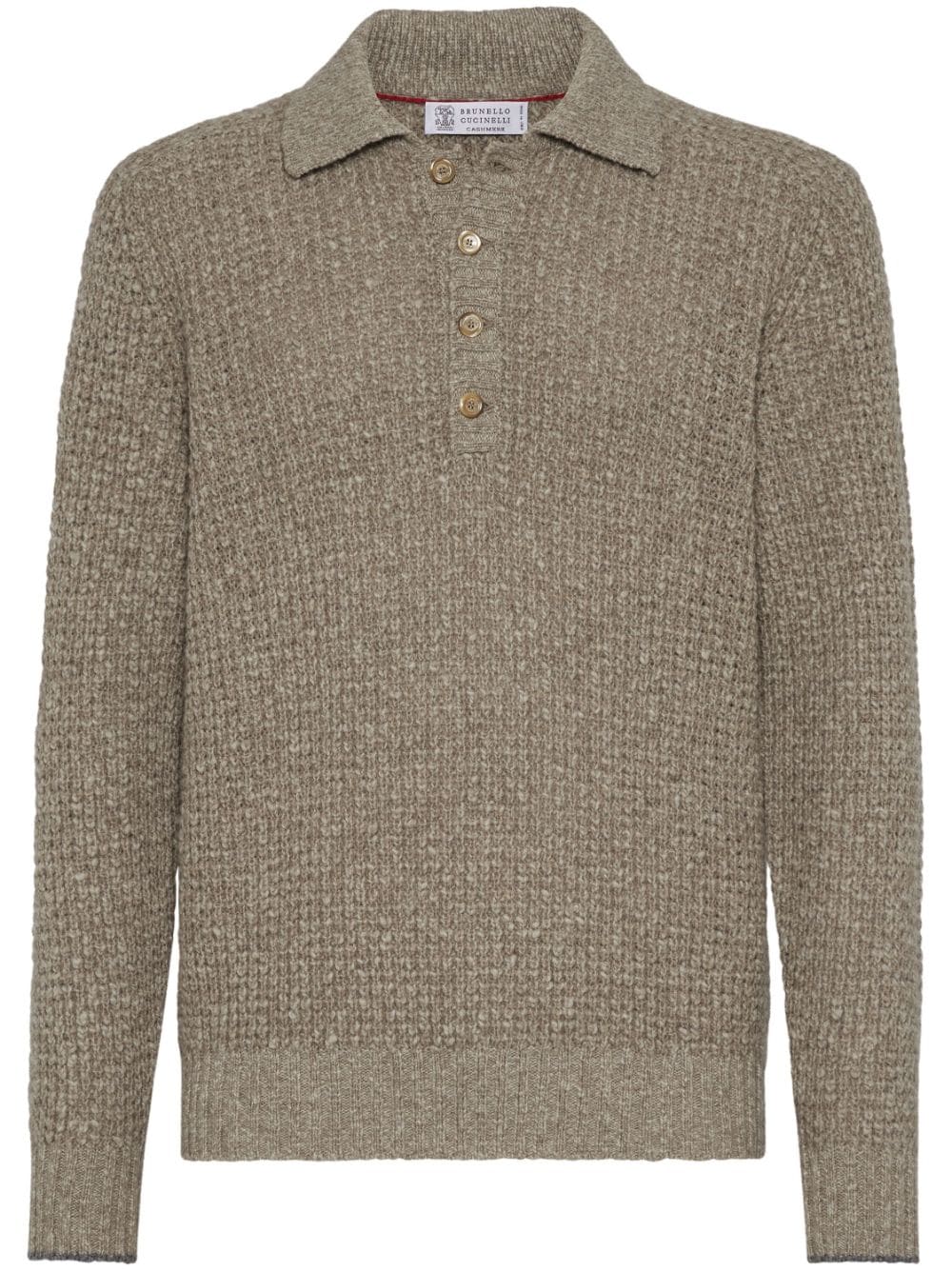 Brunello Cucinelli Cashmere Blend Polo Sweater image 0