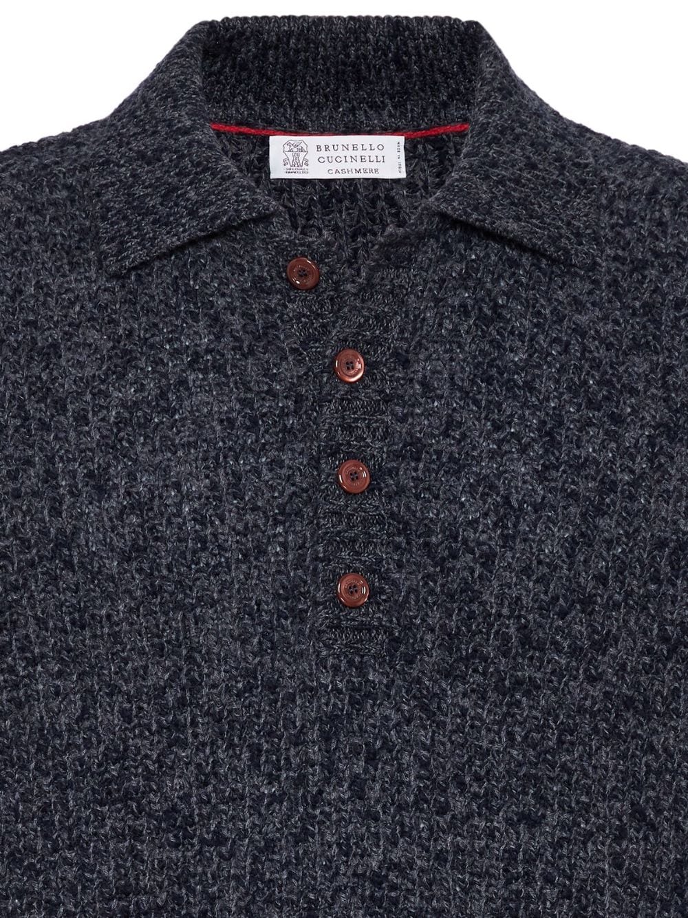 Brunello Cucinelli Blue Cashmere Blend Sweater image 5