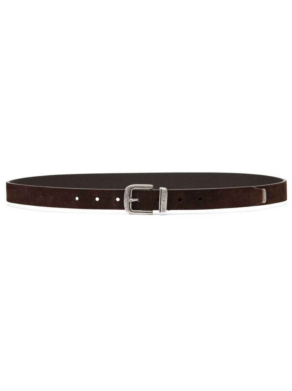 Brunello Cucinelli Brown Leather Belt with Adjustable Fit image 0