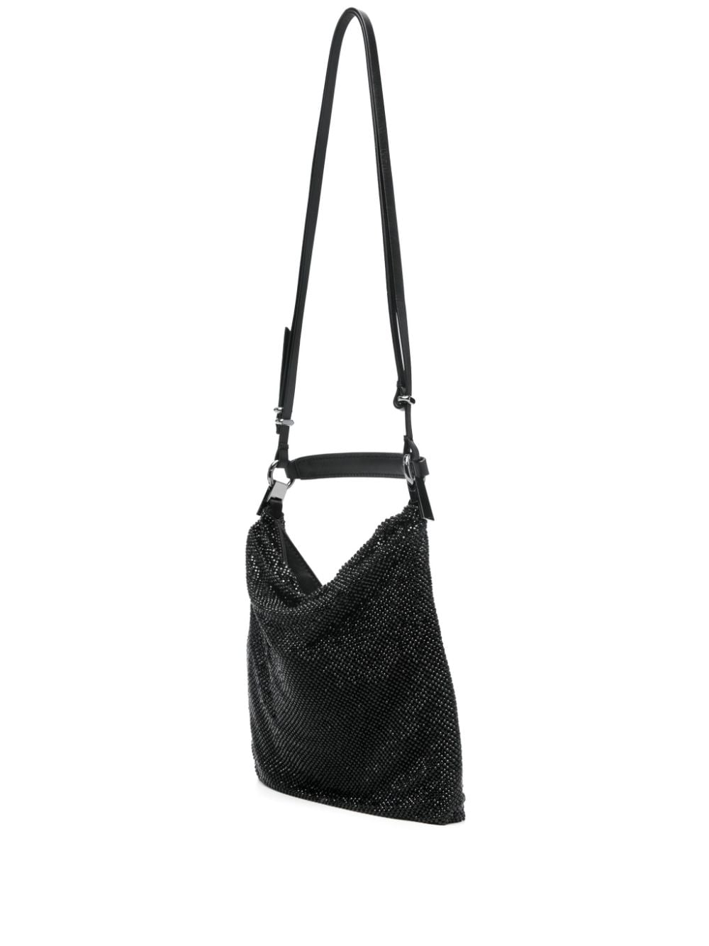 Benedetta Bruzziches Crystal-Embellished Black Bag image 4