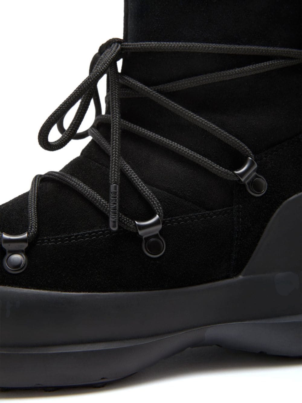 MOON BOOT CAPSULE Luna Low Black Suede Snow Boots image 1