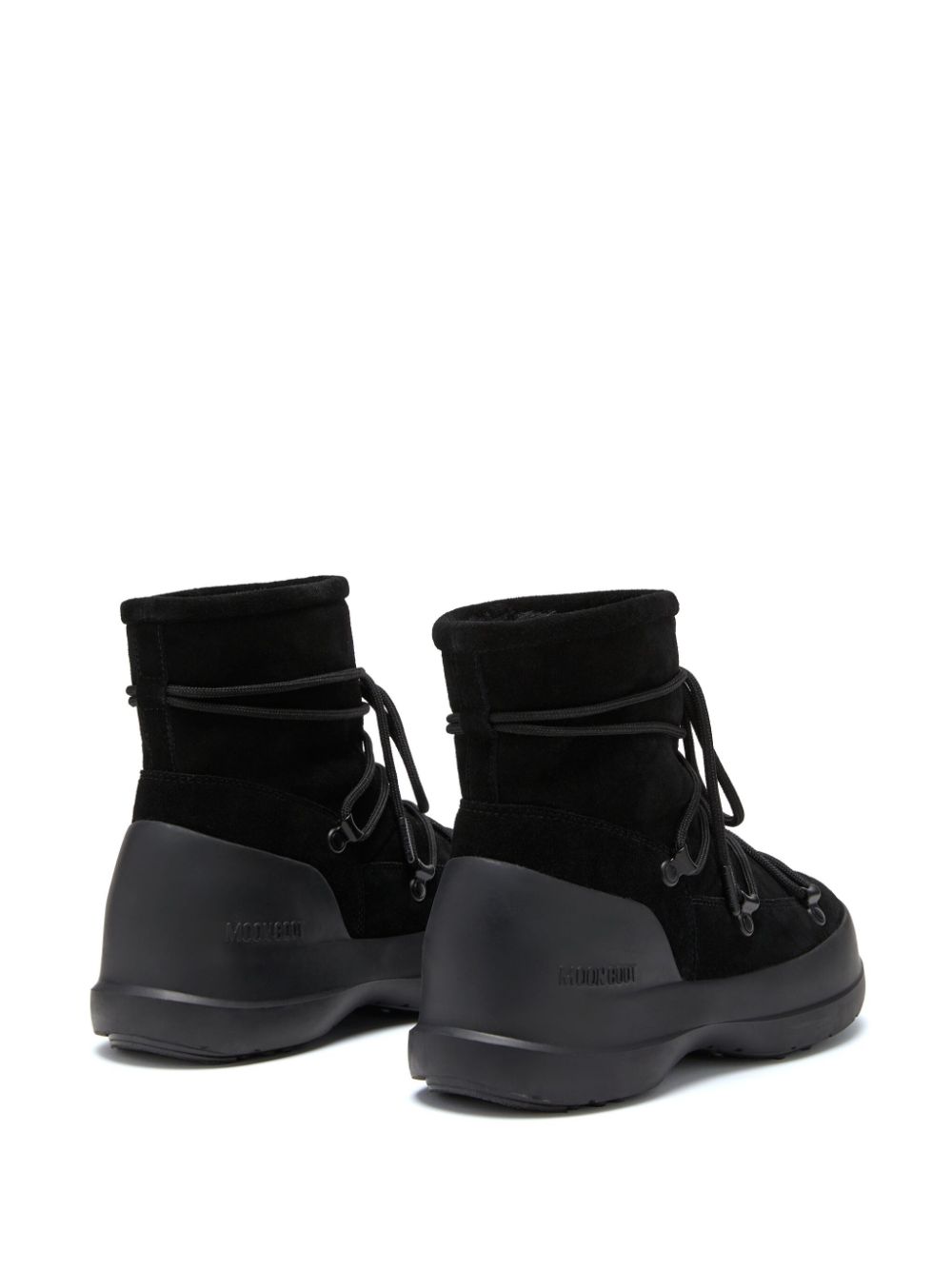 MOON BOOT CAPSULE Luna Low Black Suede Snow Boots image 3