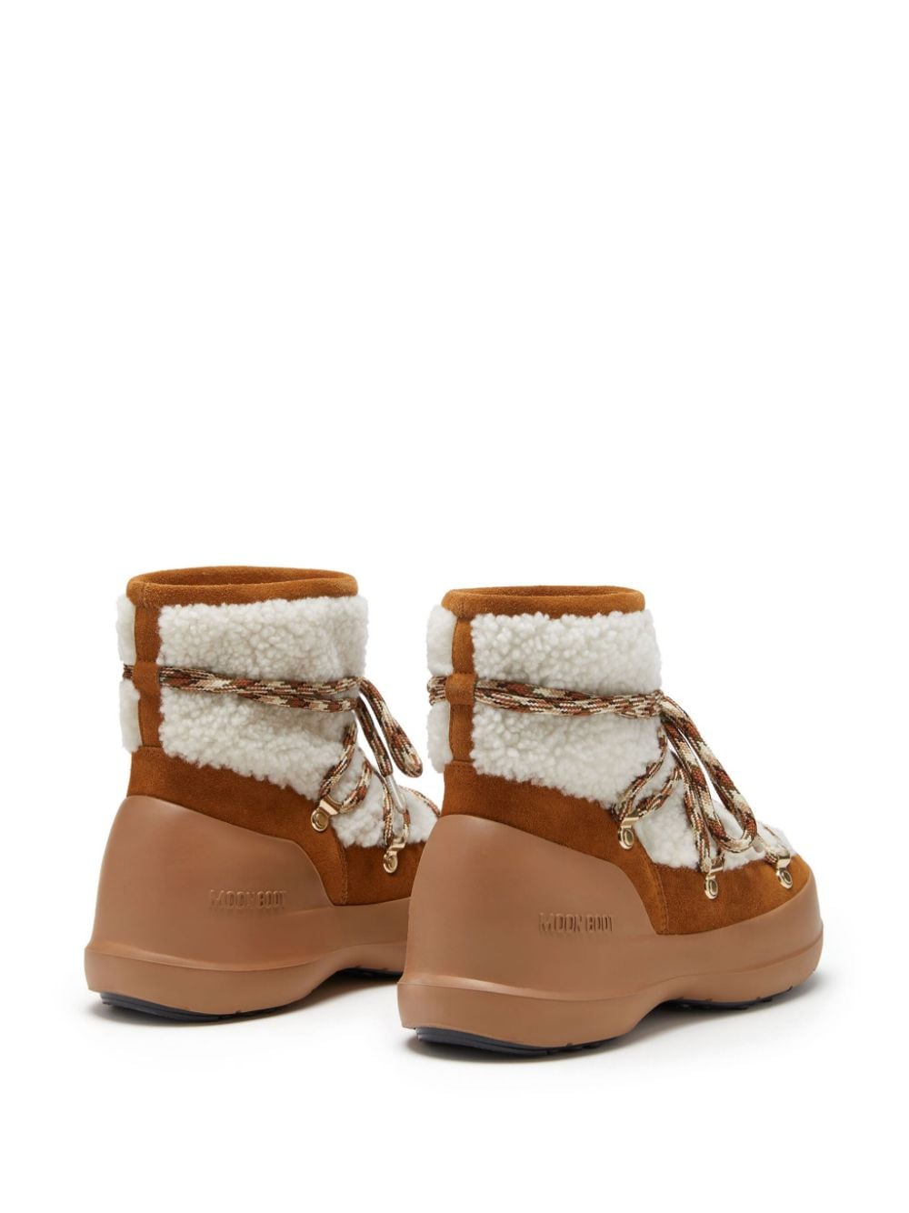 Moon Boot Capsule Low Shearling Snow Boots - Beige image 2