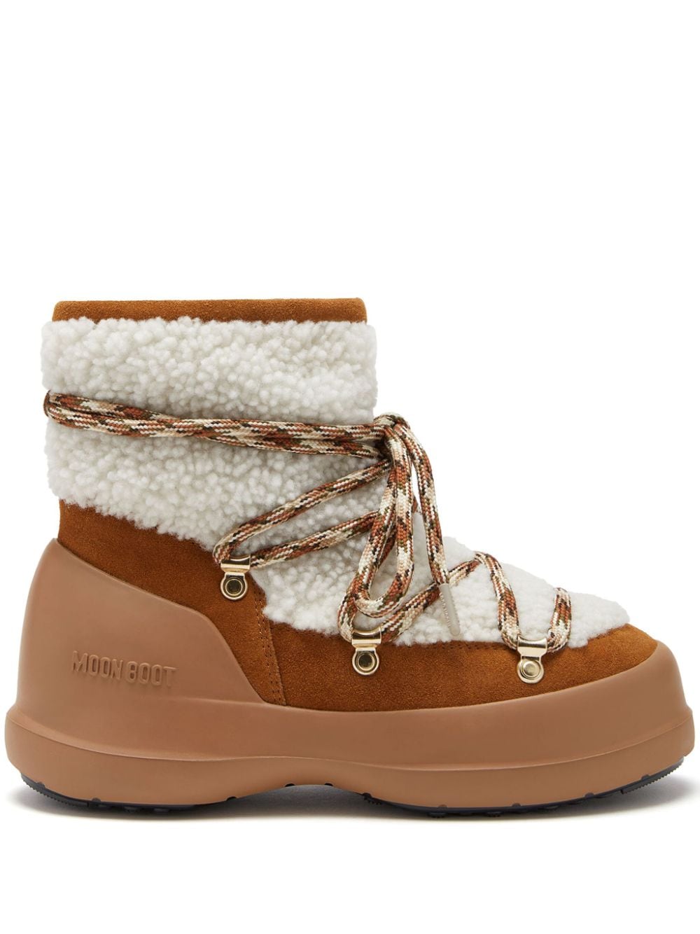 Moon Boot Capsule Low Shearling Snow Boots - Beige image 0