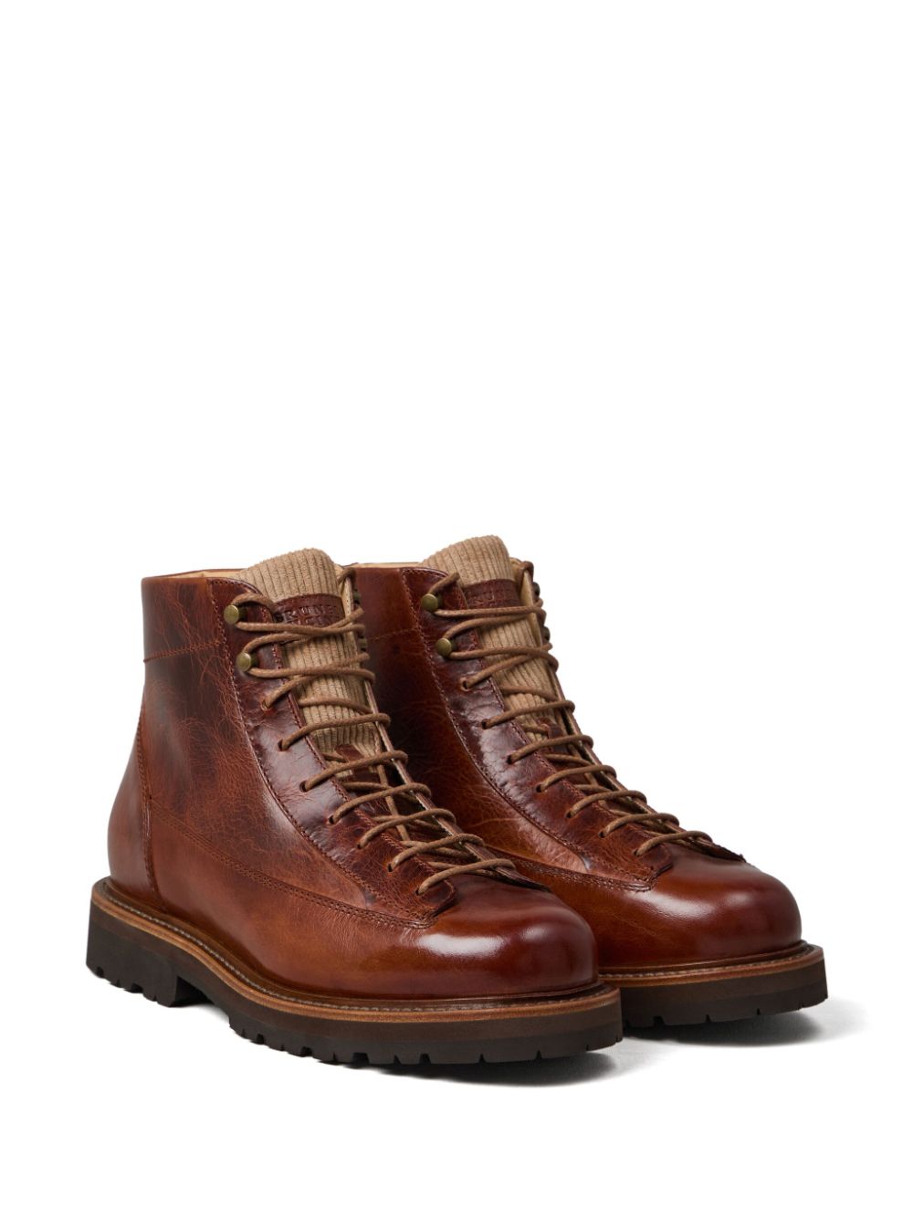 Brunello Cucinelli Leather Boots - Brown image 4