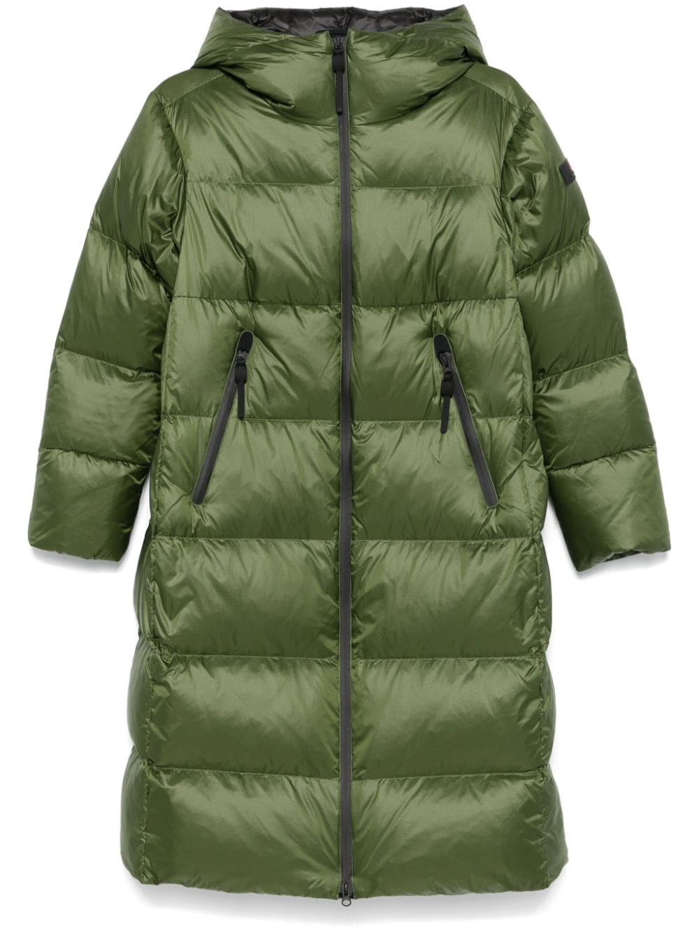 Peuterey Green Down-Filled Padded Ripstop Coat image 0