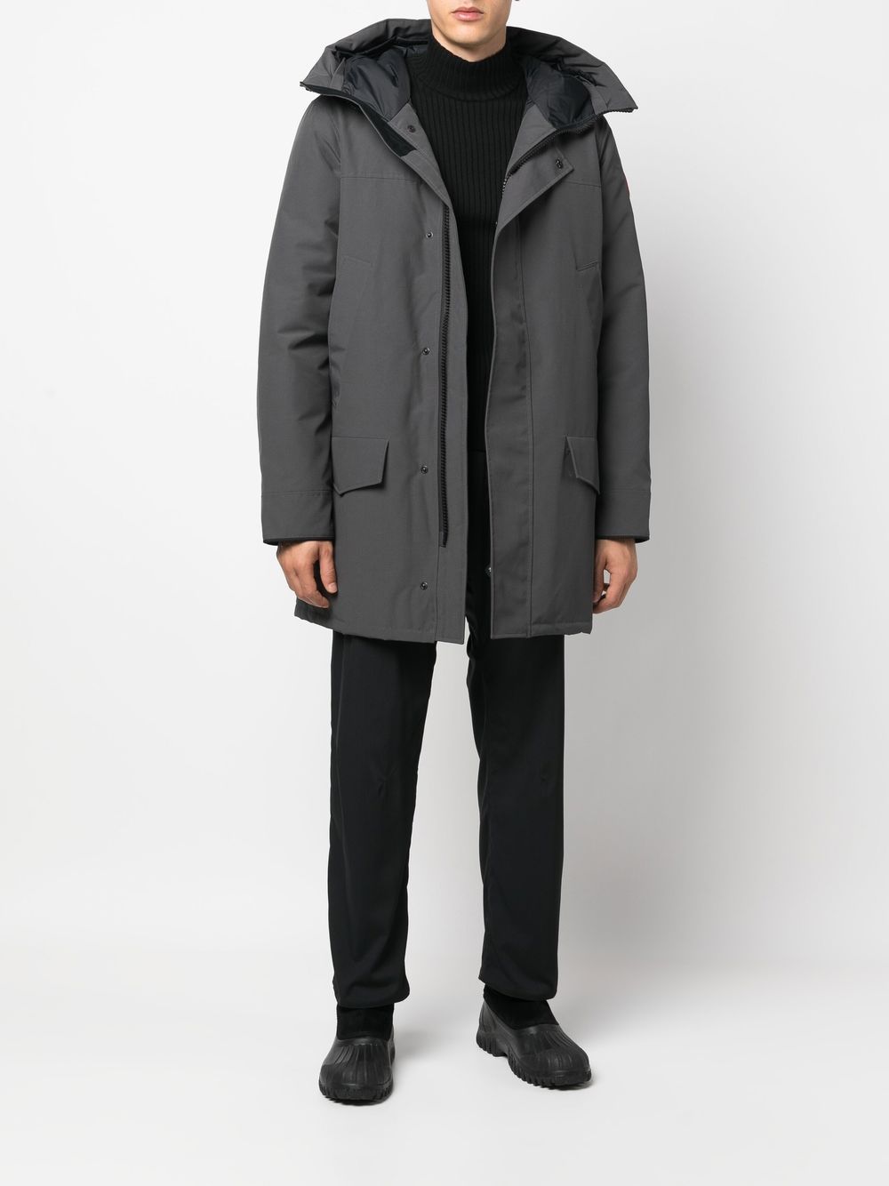 Canada Goose Classic Grey Down Coat image 2