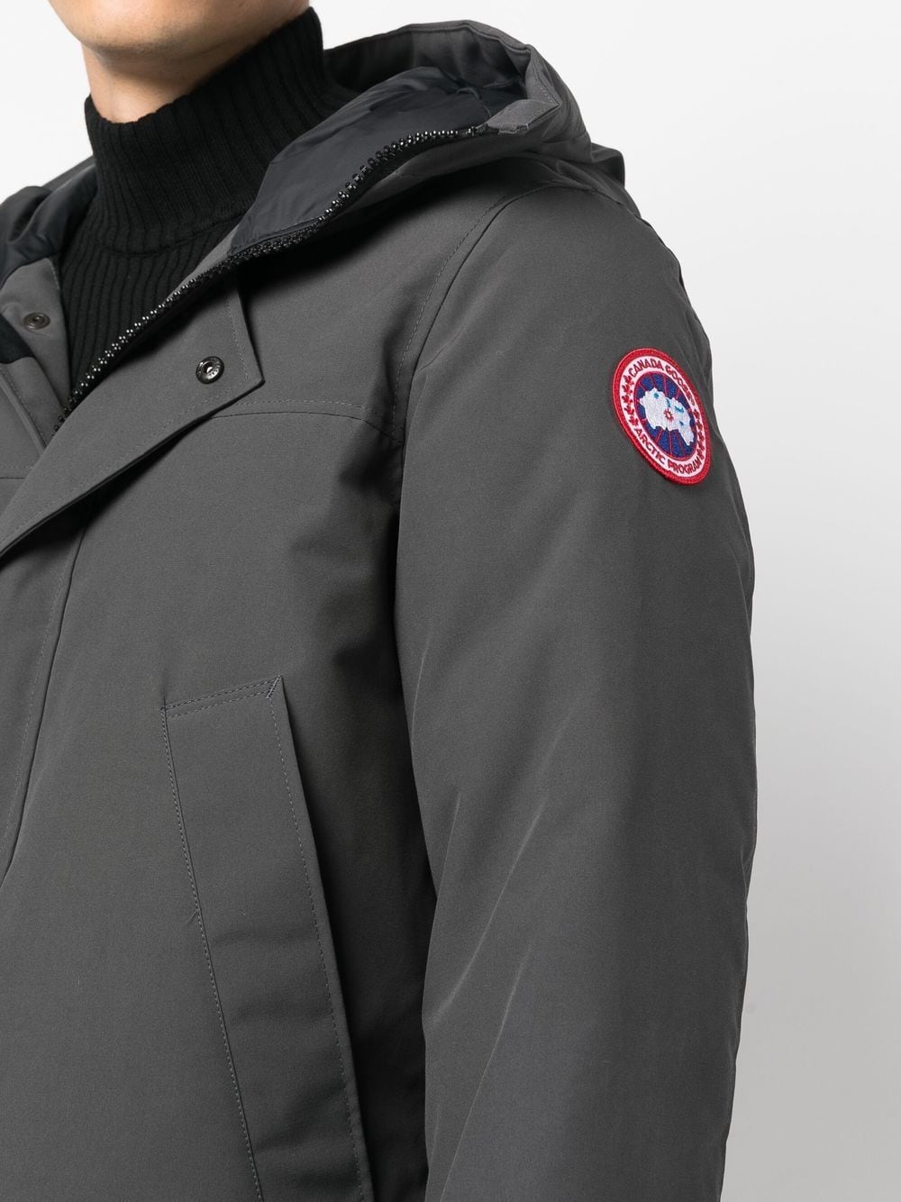 Canada Goose Classic Grey Down Coat image 4