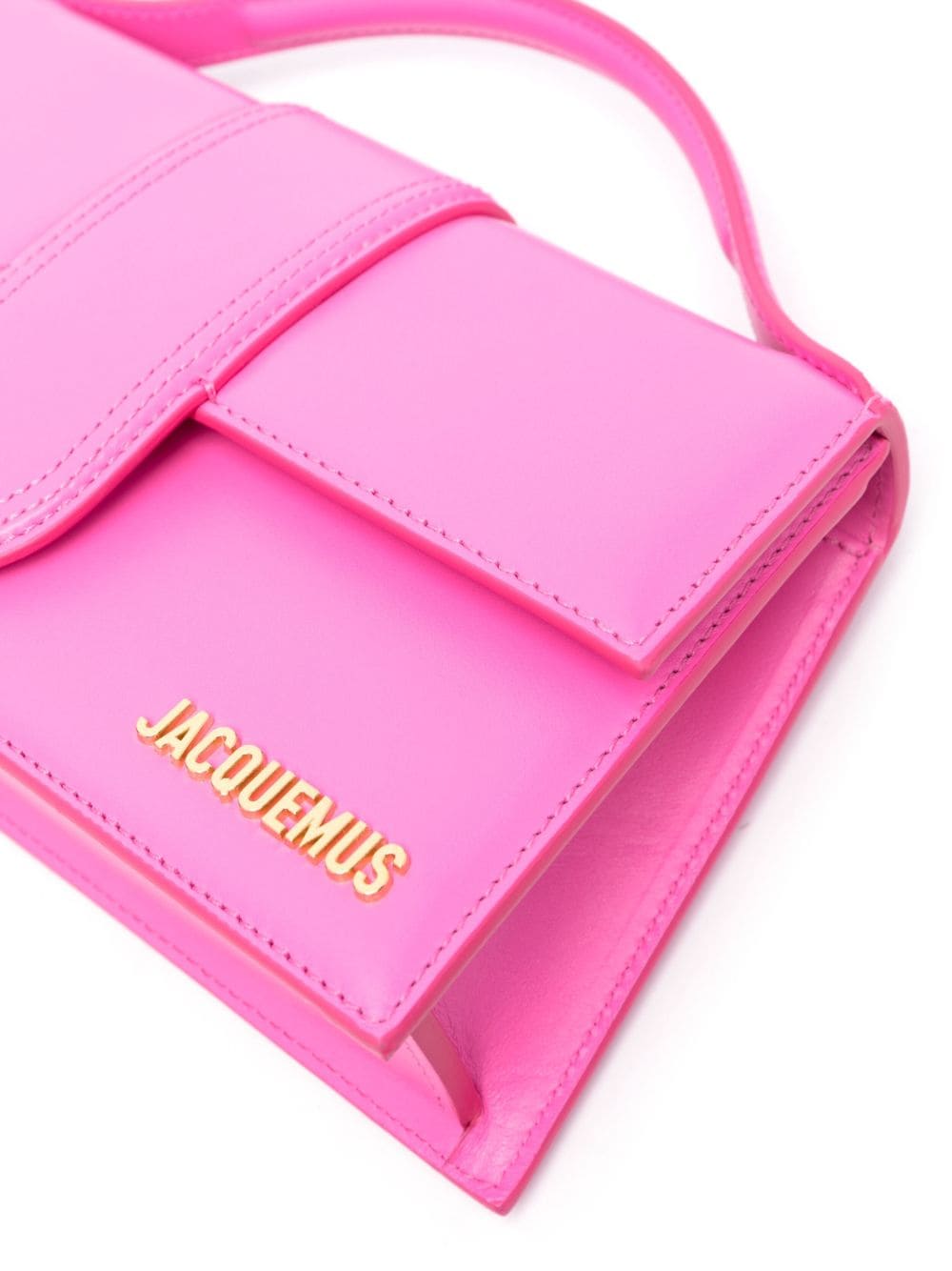 JACQUEMUS Le Chiquito Calfskin Shoulder Bag - Fuchsia image 1