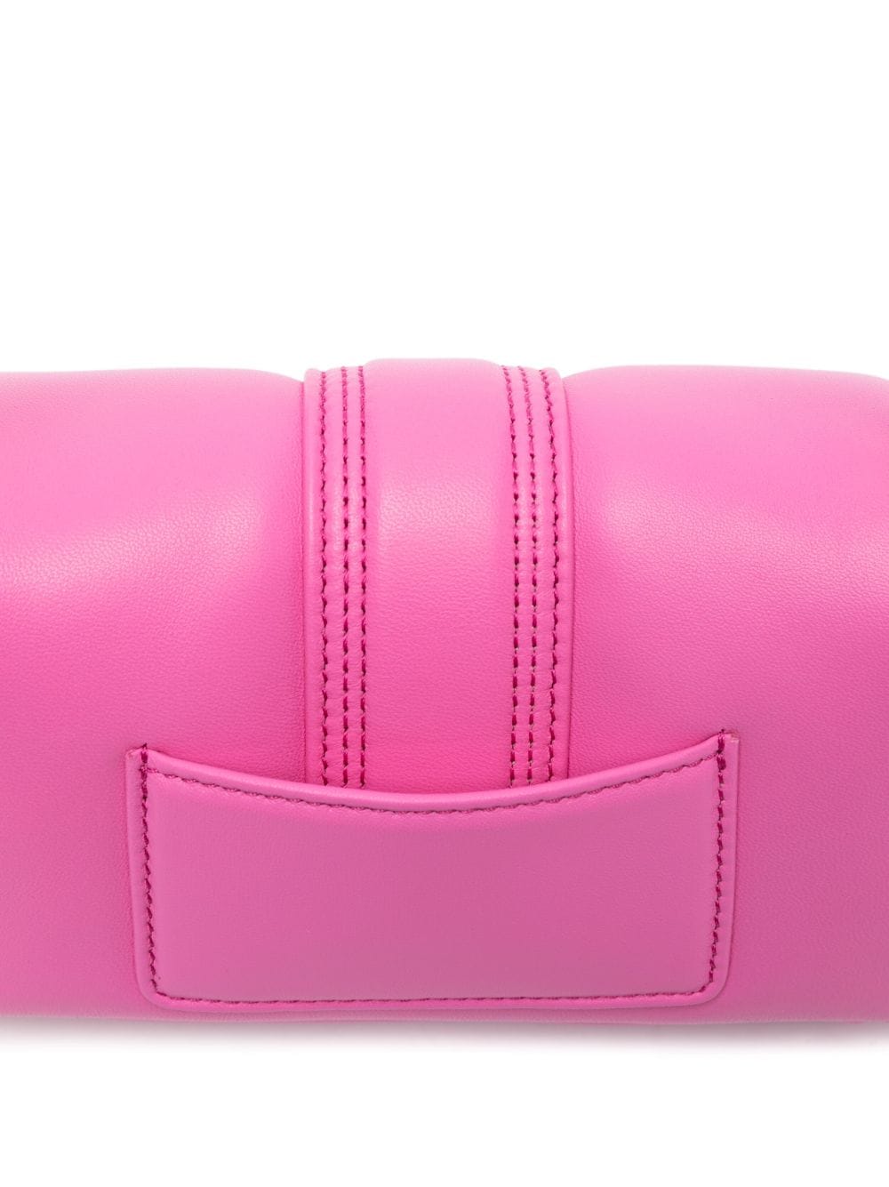 JACQUEMUS Le Chiquito Calfskin Padded Shoulder Bag - Fuchsia image 2