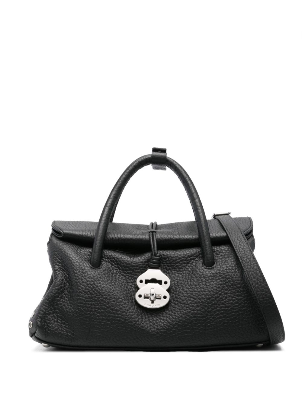 Zanellato Alma Centauro Black Leather Handbag image 0