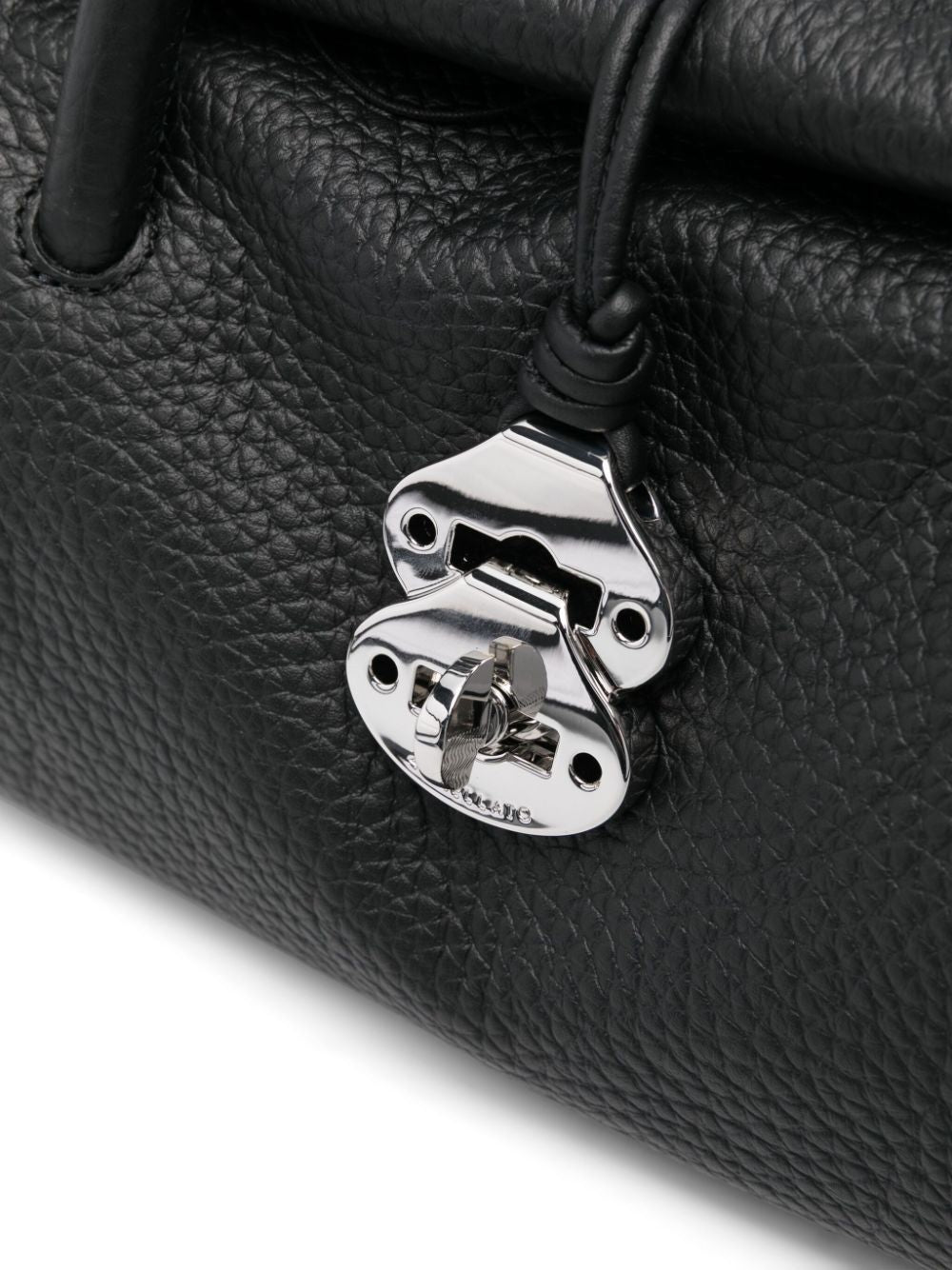 Zanellato Alma Centauro Black Leather Handbag image 3