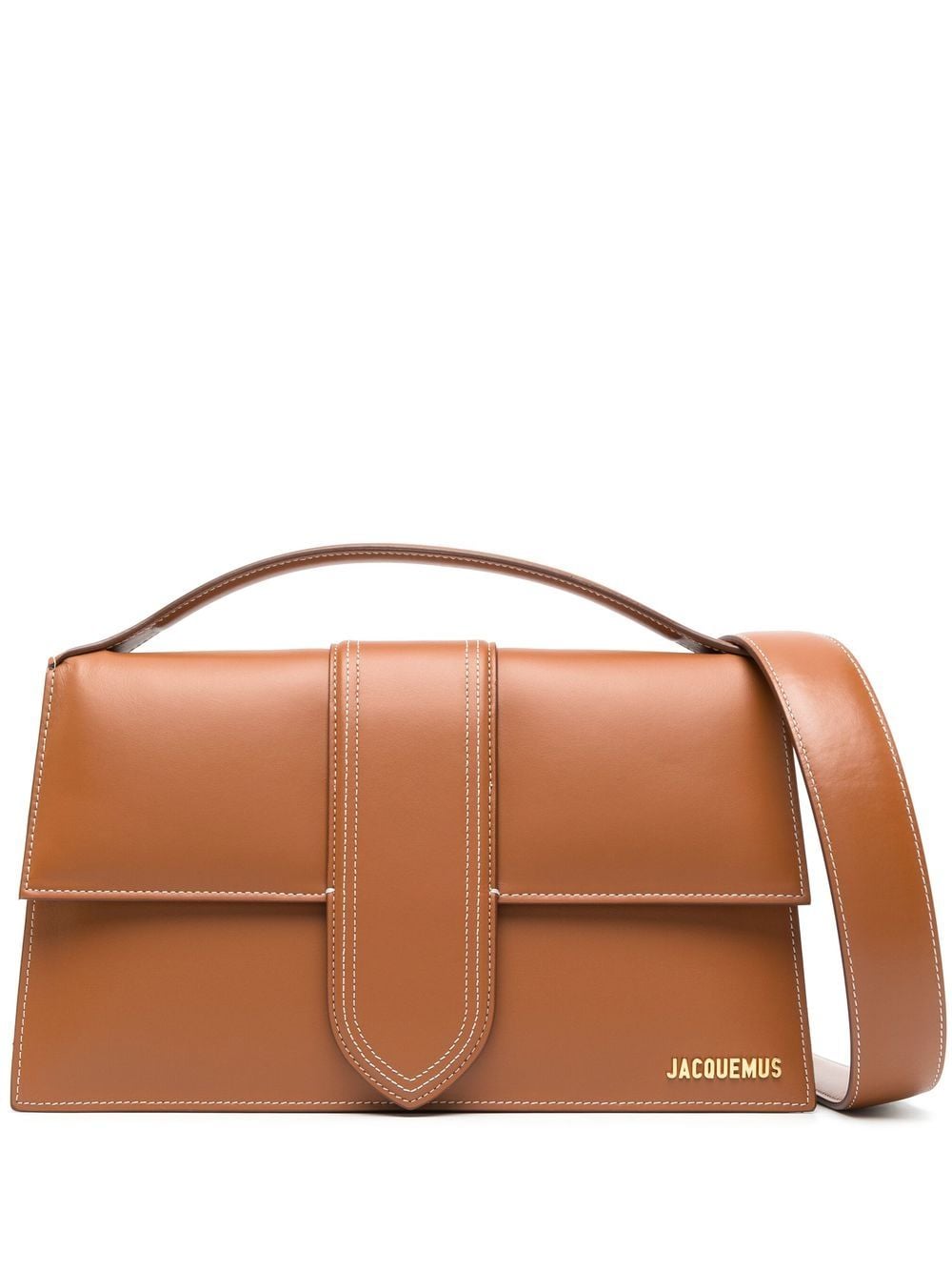 JACQUEMUS Le Chiquito Leather Shoulder Bag - Brown image 0