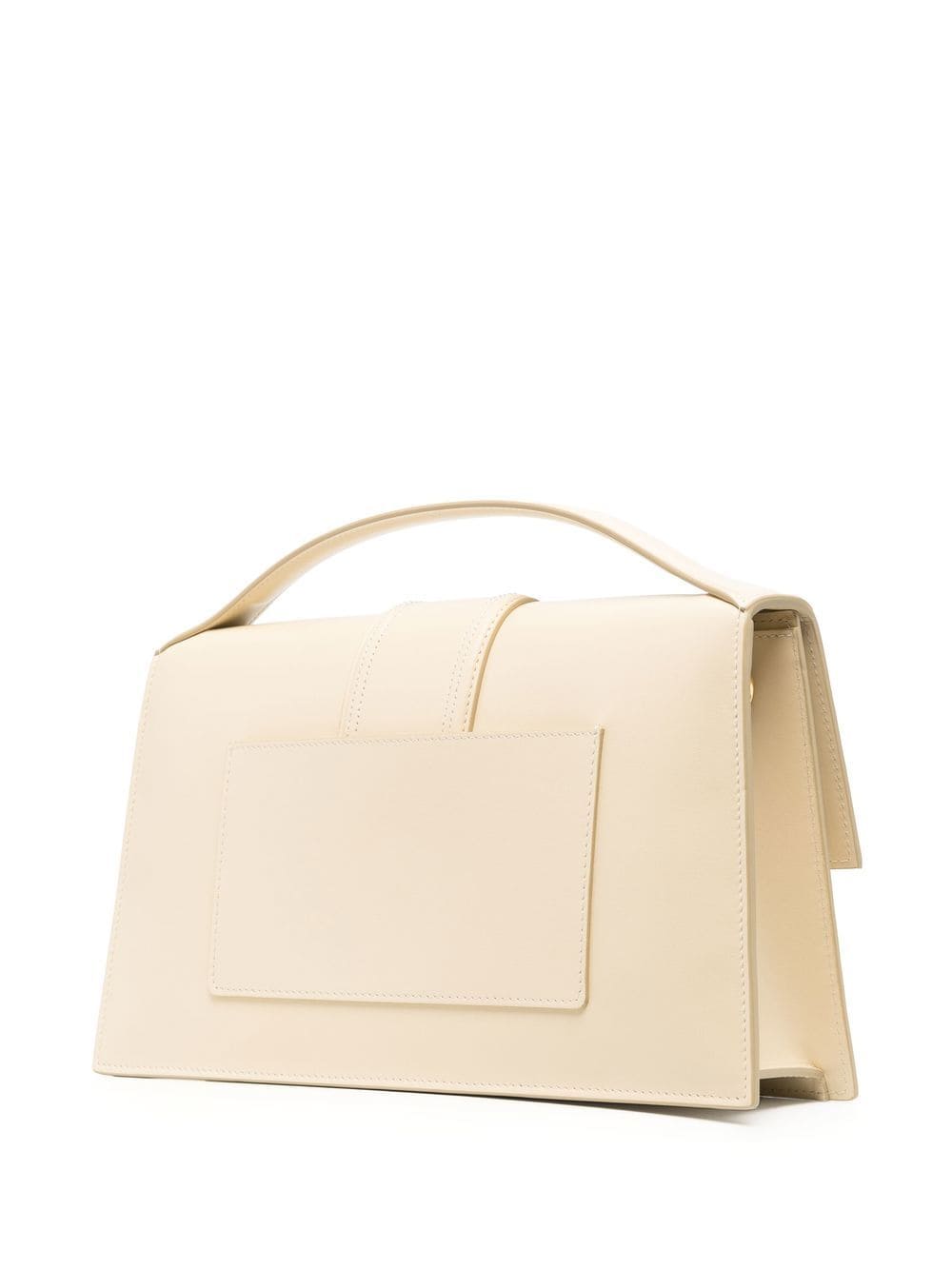 JACQUEMUS Le Chiquito Calfskin Leather Shoulder Bag - Ivory image 5