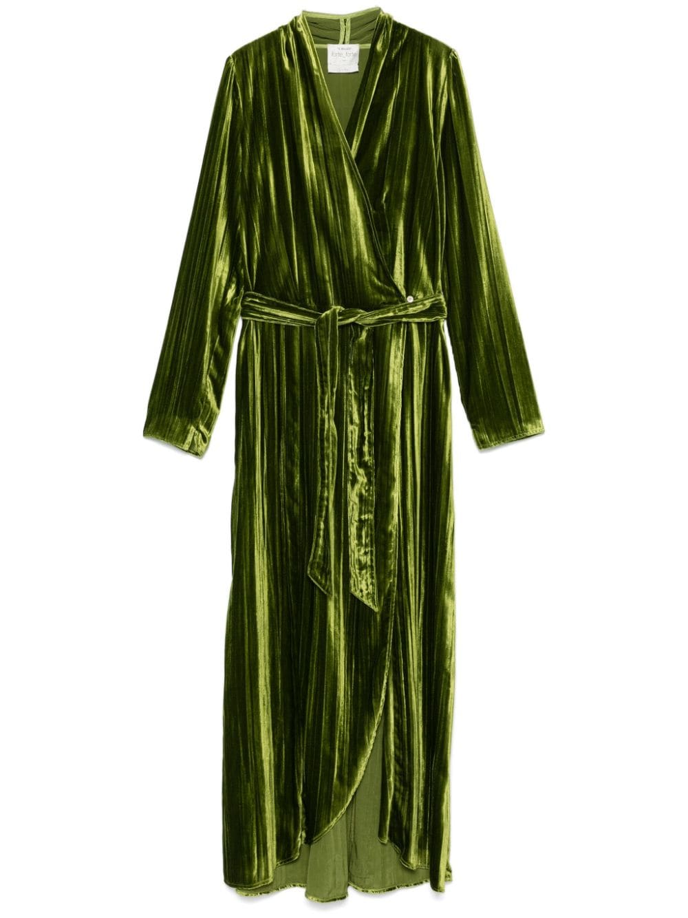 Forte_Forte Green Velvet Wrap Dress image 0