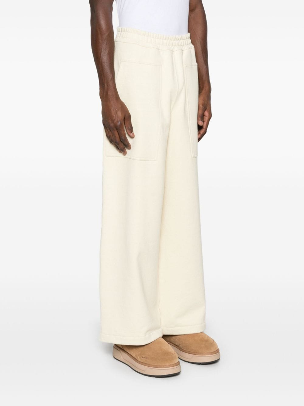 Jil Sander Women's White Cotton Blend Trousers image 3