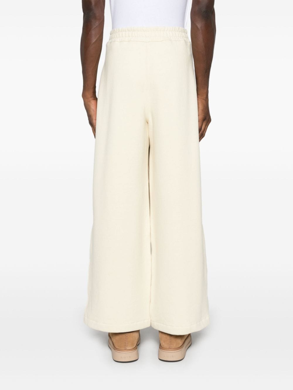 Jil Sander Women's White Cotton Blend Trousers image 4