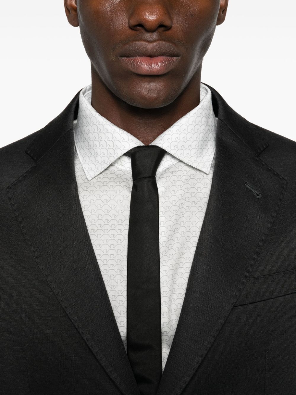 Emporio Armani Two-Piece Suit in Charcoal Grey image 3