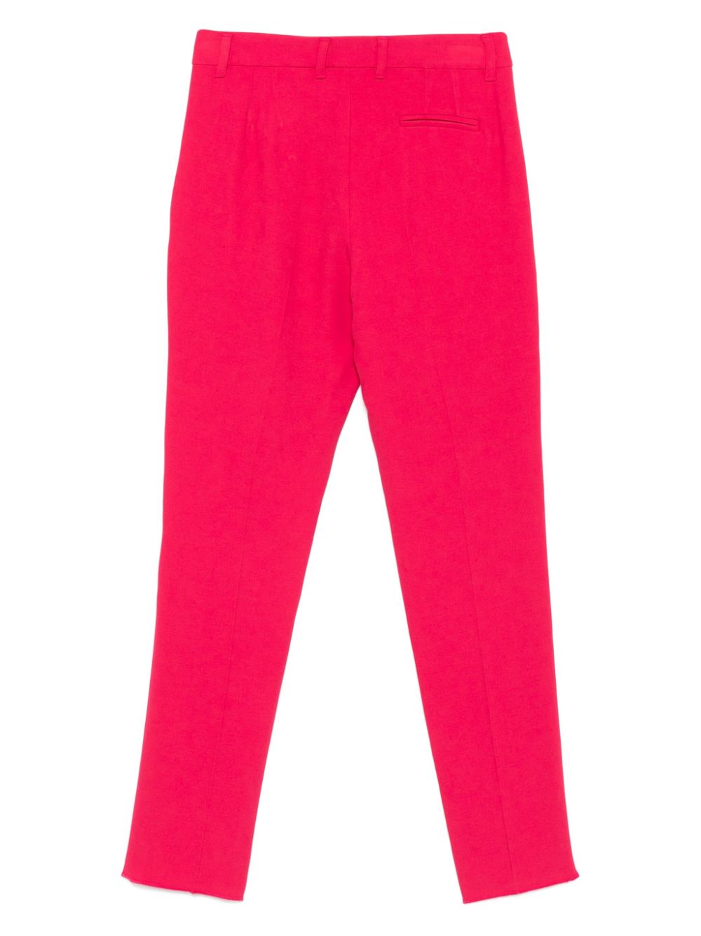 Emporio Armani Pink Crepe Straight Leg Trousers image 1