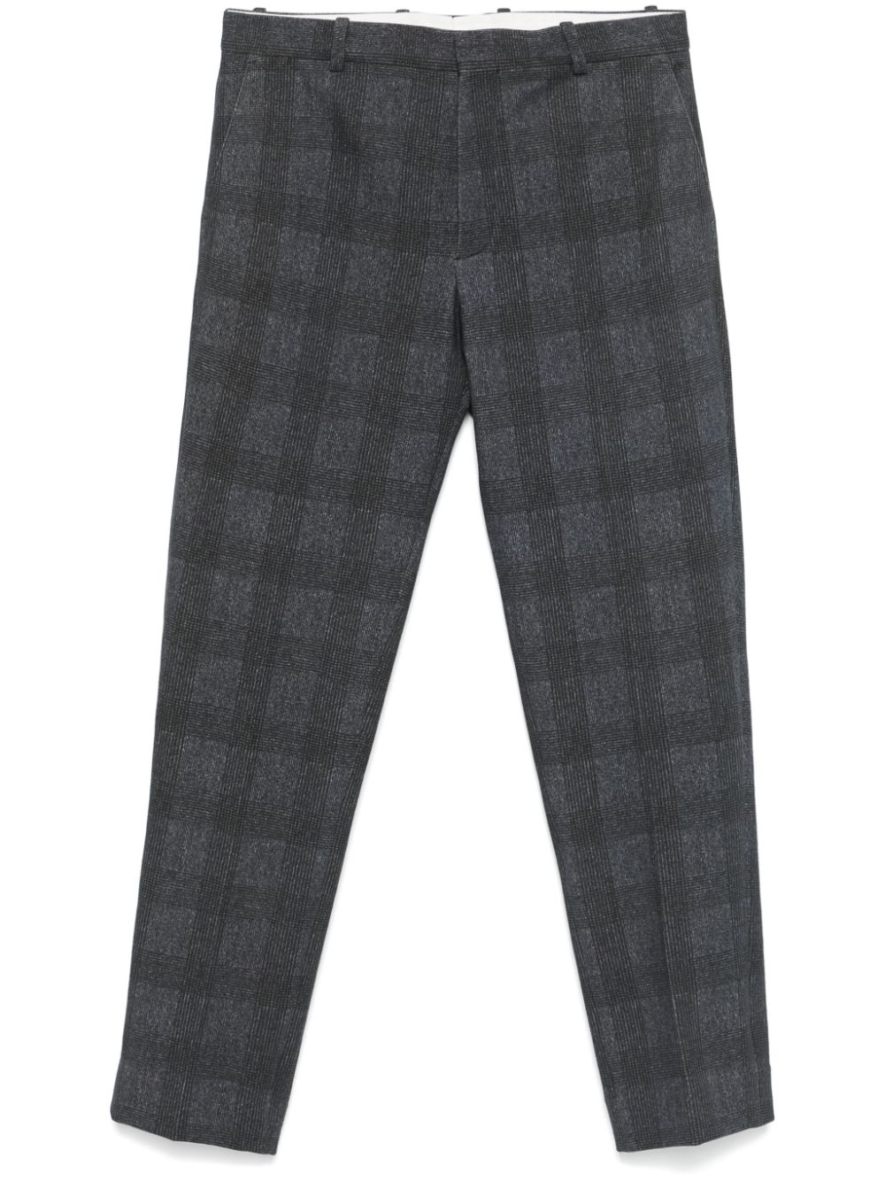 Circolo 1901 Prince of Wales Check Cotton Trousers - Blue image 0