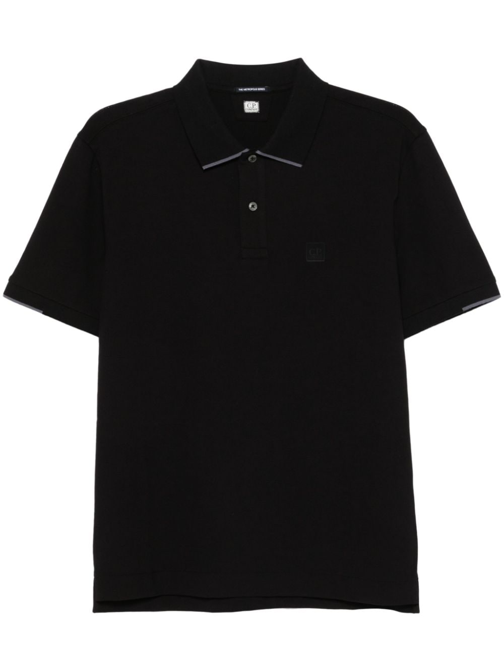 C.P. Company Metropolis Polo Shirt - Black image 0