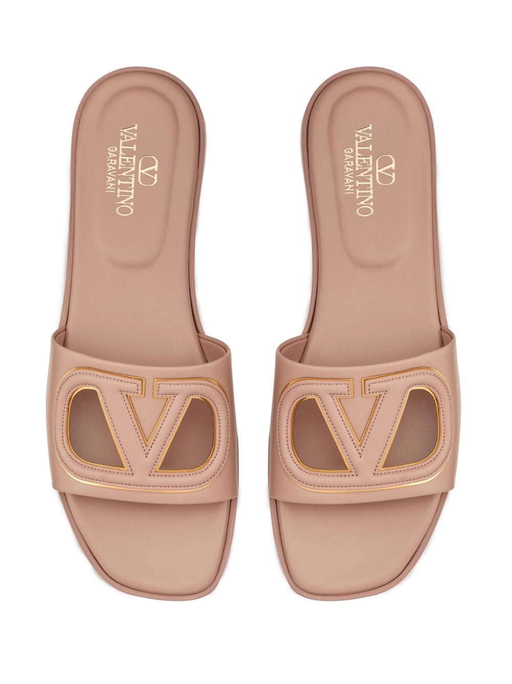 Valentino Garavani VLogo Signature Open-Toe Sandals - Powder Pink image 4