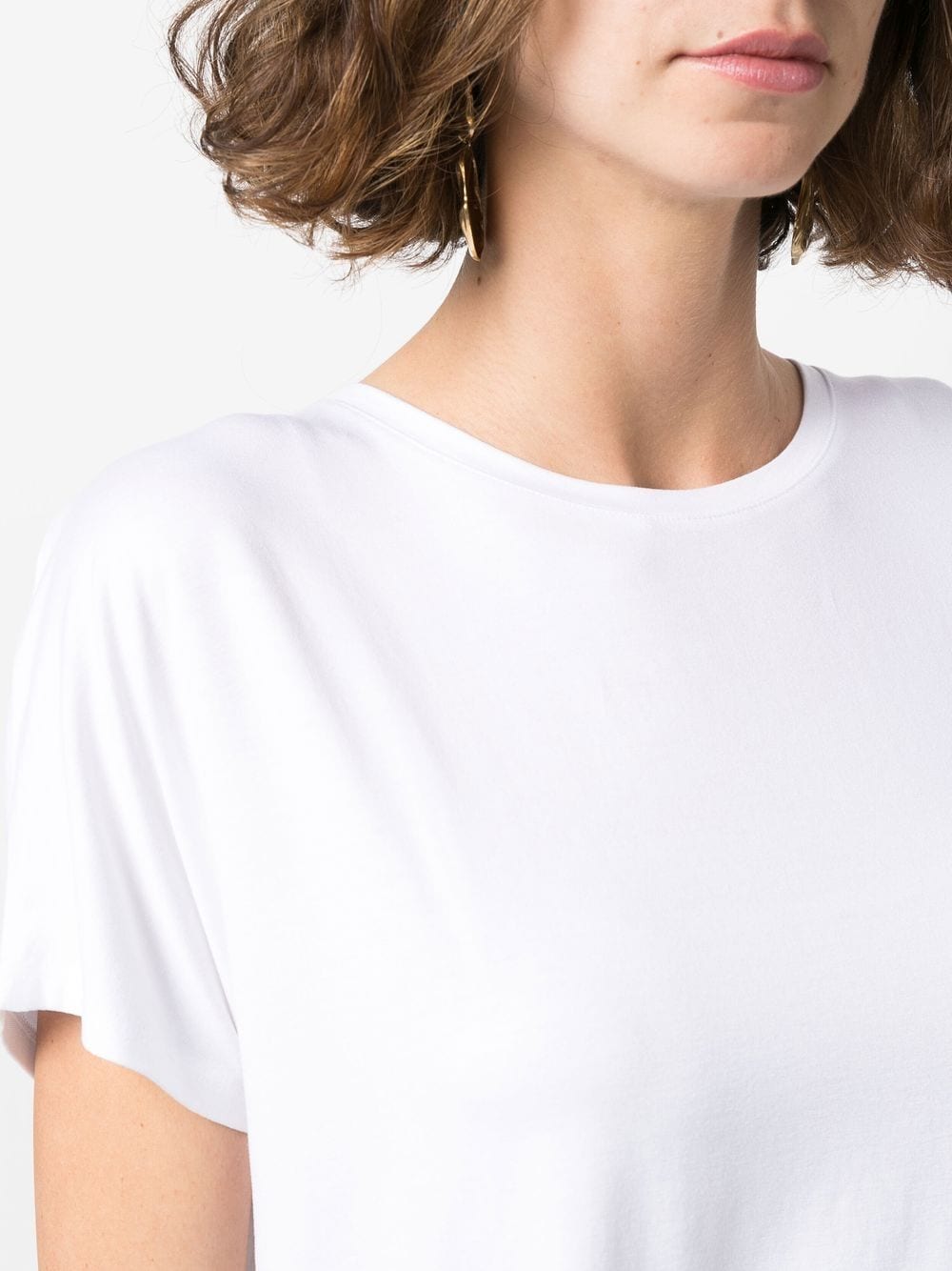 Majestic White Cotton T-Shirts and Polos image 3