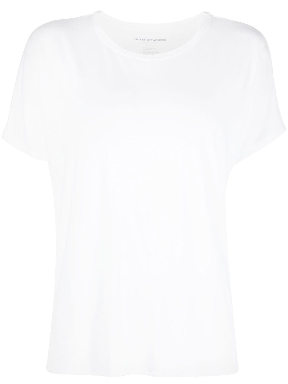 Majestic White Cotton T-Shirts and Polos image 6