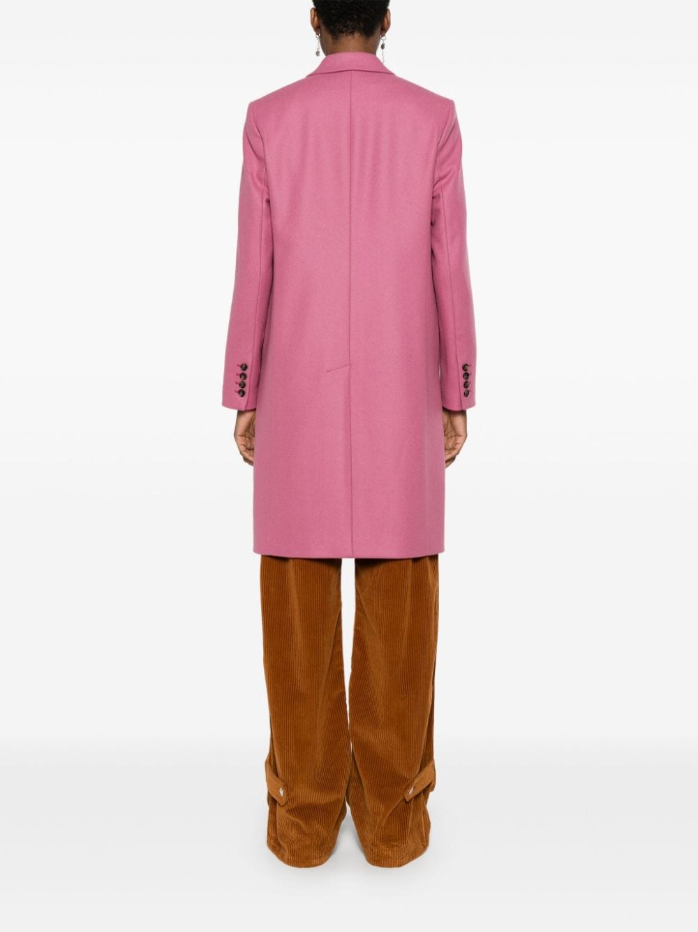 Paul Smith Pink Wool Blend Coat image 3