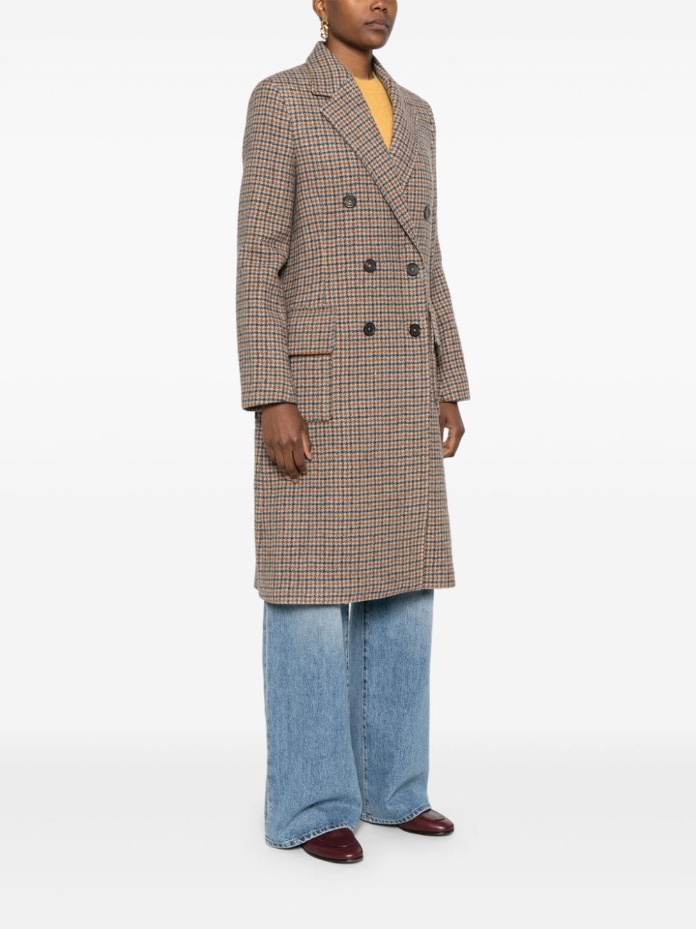 Paul Smith Multicolor Houndstooth Wool Coat image 4