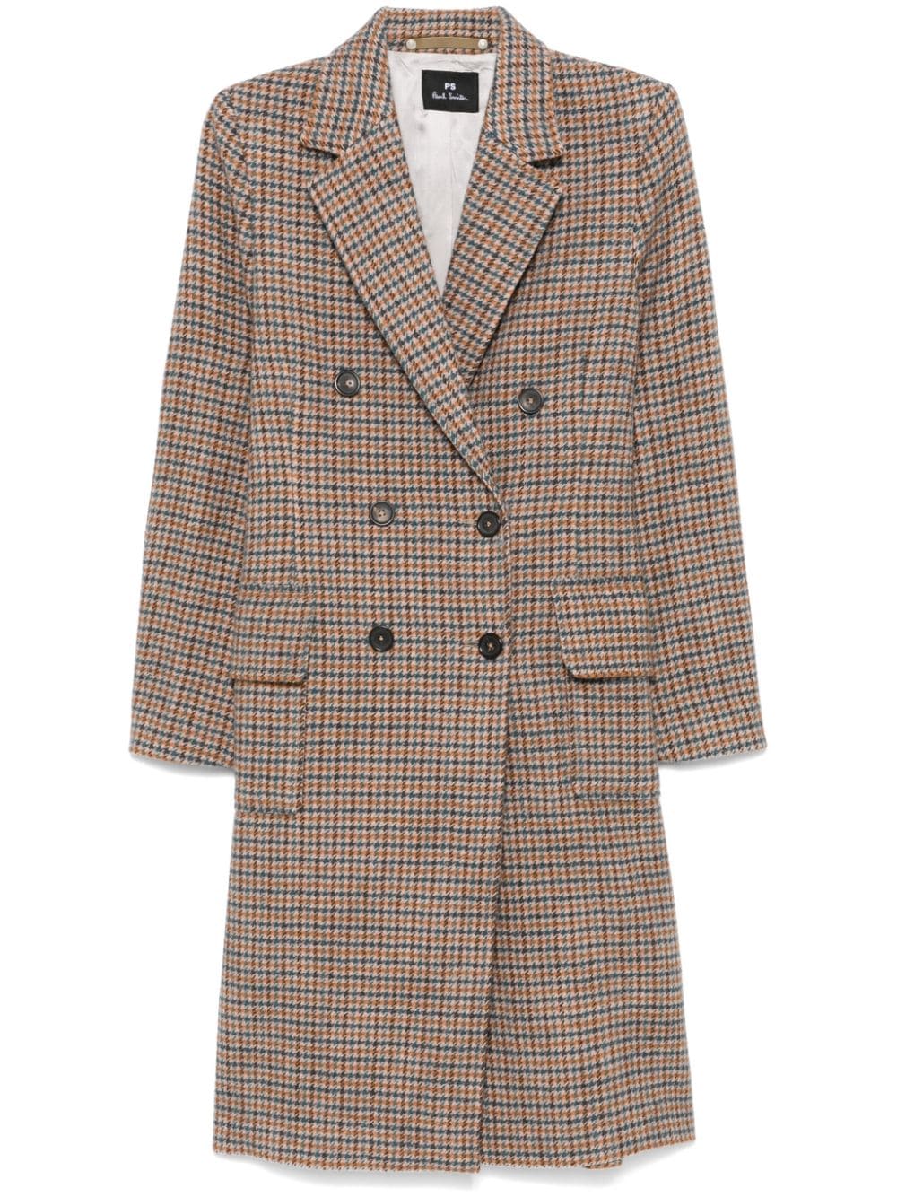 Paul Smith Multicolor Houndstooth Wool Coat image 0