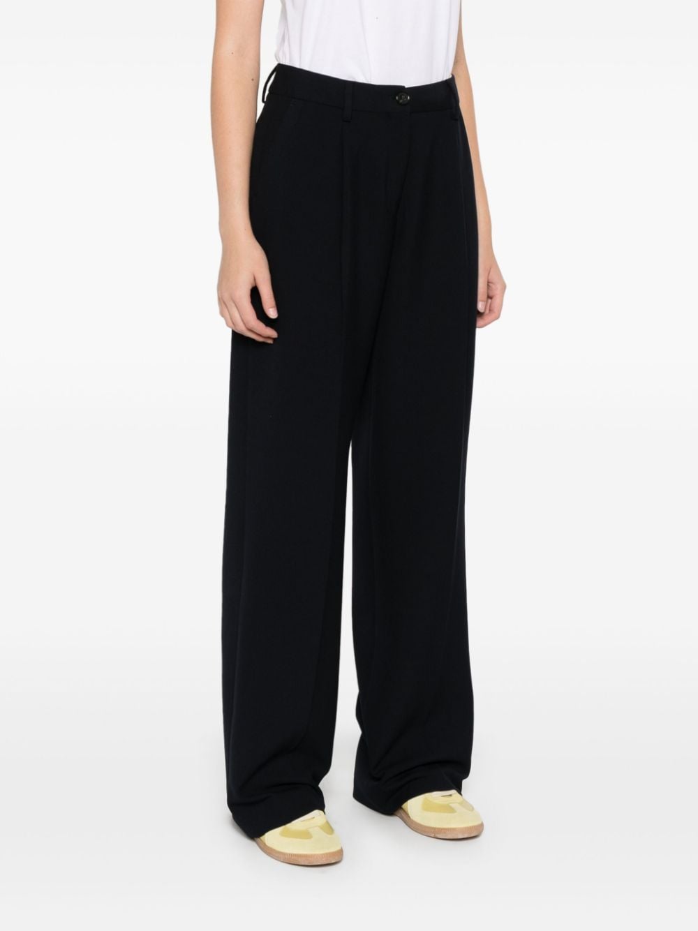 Paul Smith Black Pleated Trousers image 3