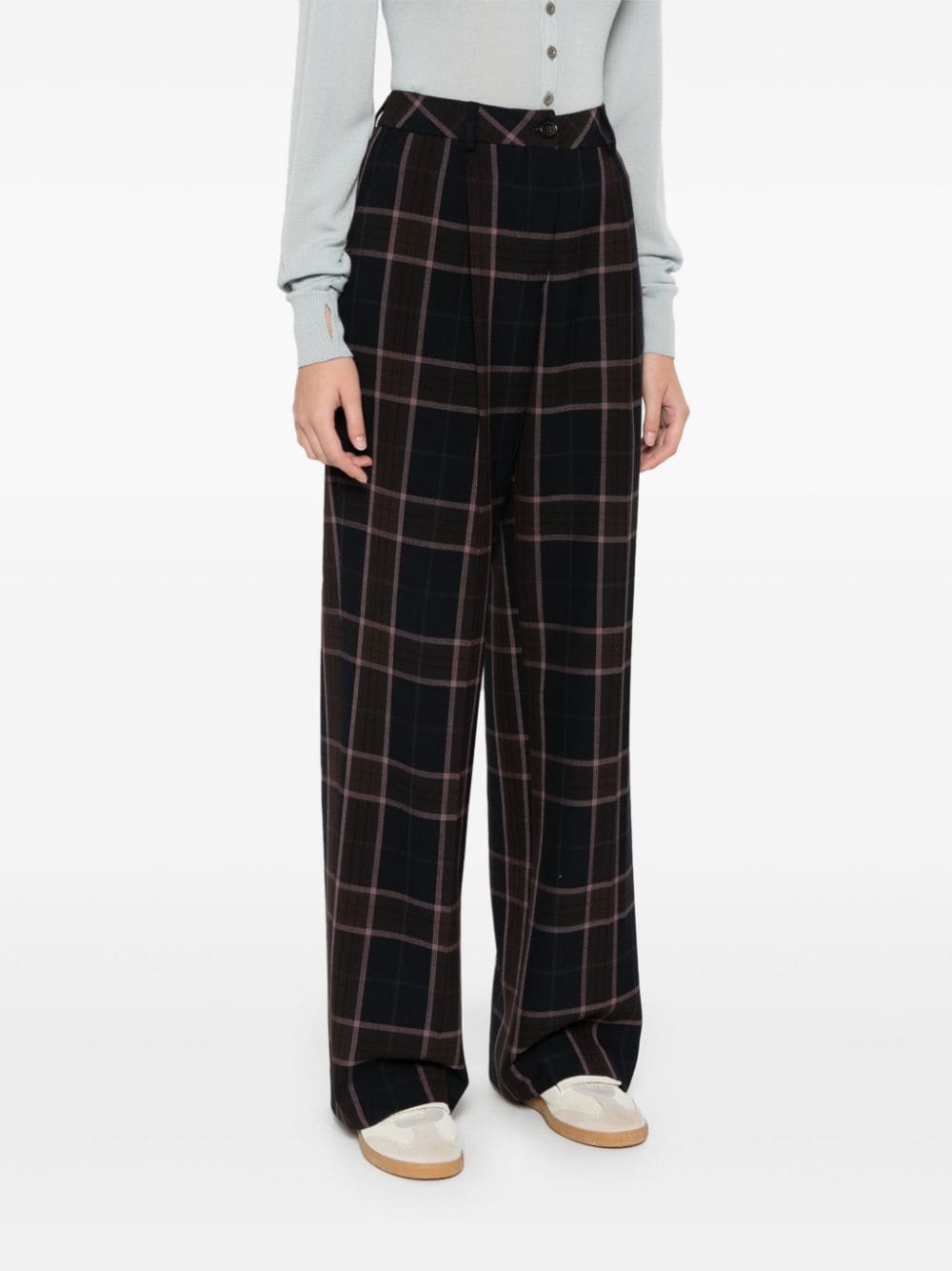 Paul Smith Check Pattern Trousers image 1