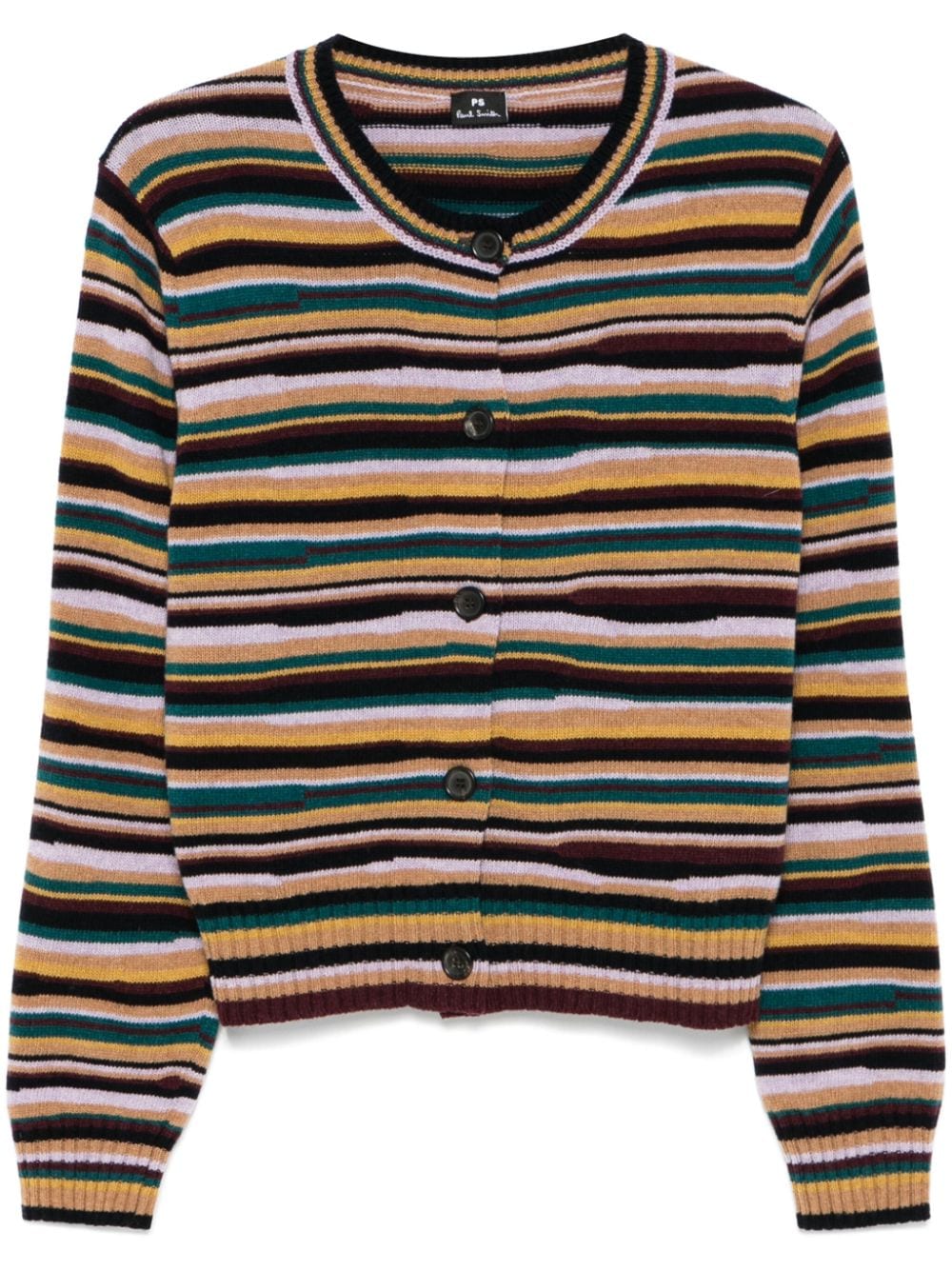 Paul Smith Men's Red Striped Wool Blend Sweater image 0